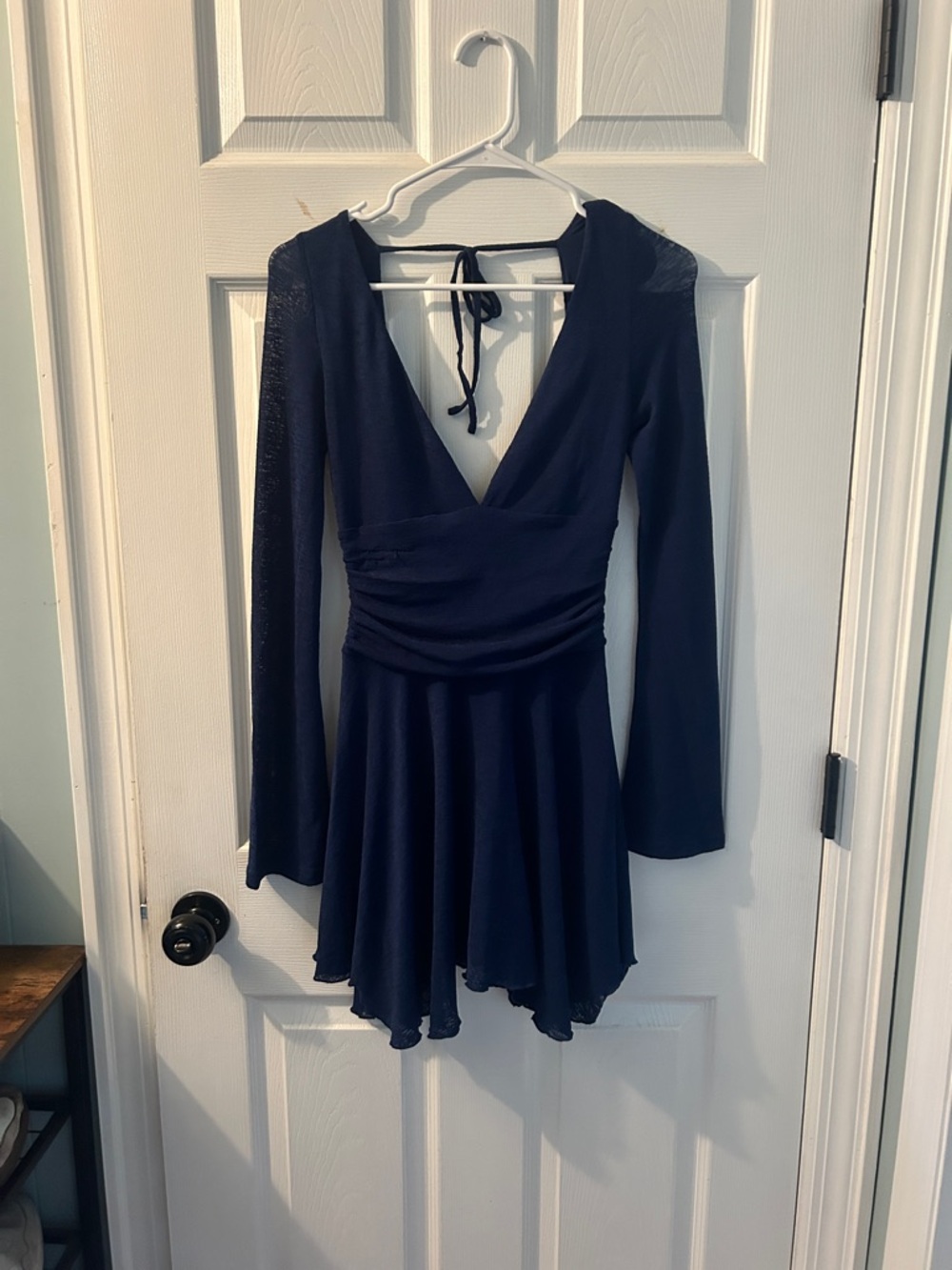 Princess Polly Nautia Long Sleeve Romper in Navy - Picture 6 of 6